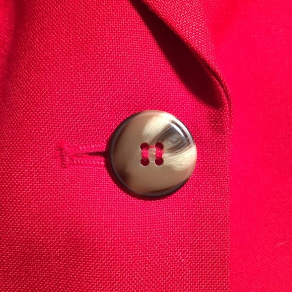 Vintage 1980s Red Dressbarn Blazer - Picture 8 of 10